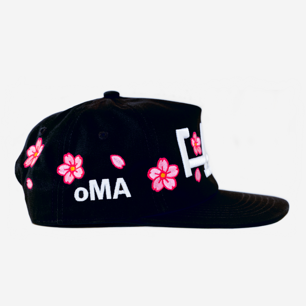 LA CHERRY BLOSSOM HAT (BLACK)