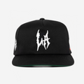 LoS ANGELES GLoBAL GLITCH HAT (GREEN BRIM)