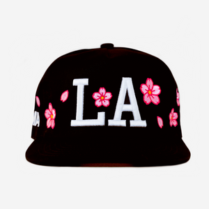 LA CHERRY BLOSSOM HAT (BLACK)