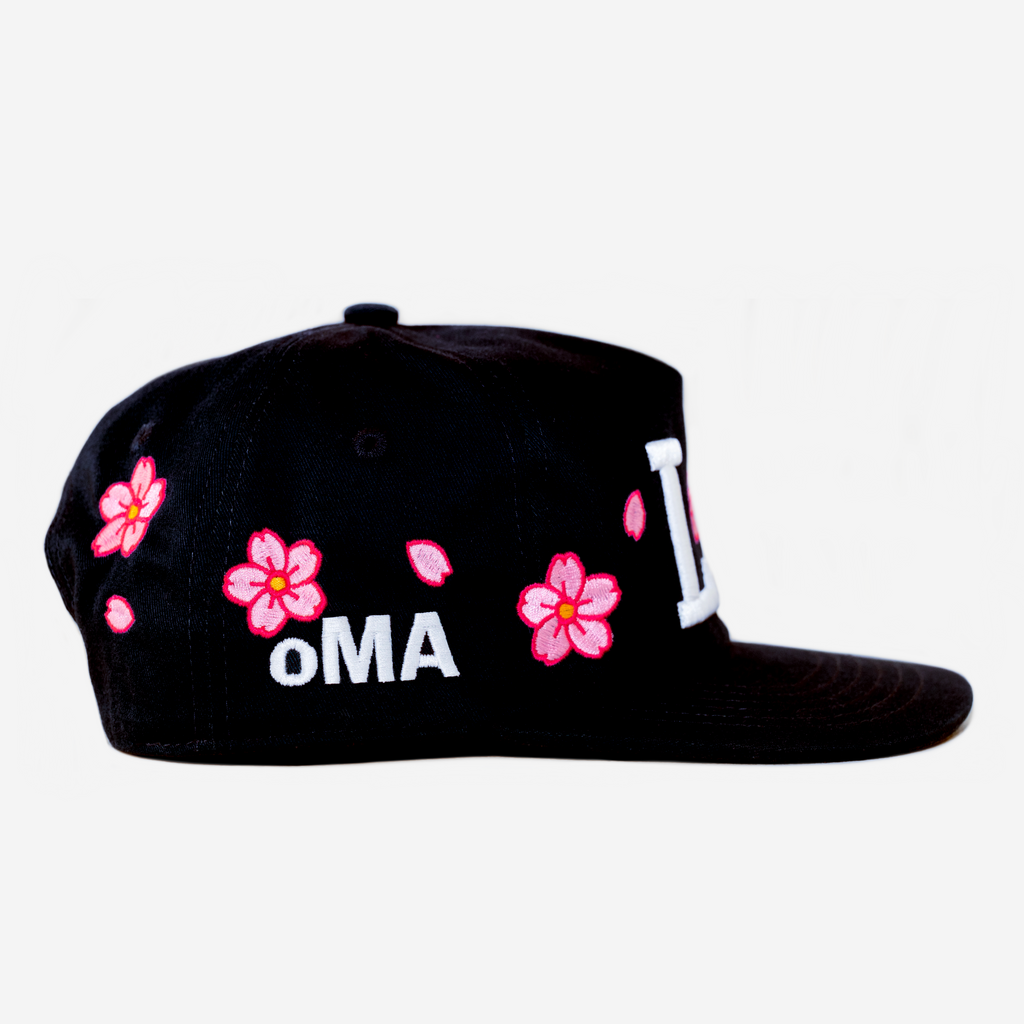 LA CHERRY BLOSSOM HAT (BLACK)