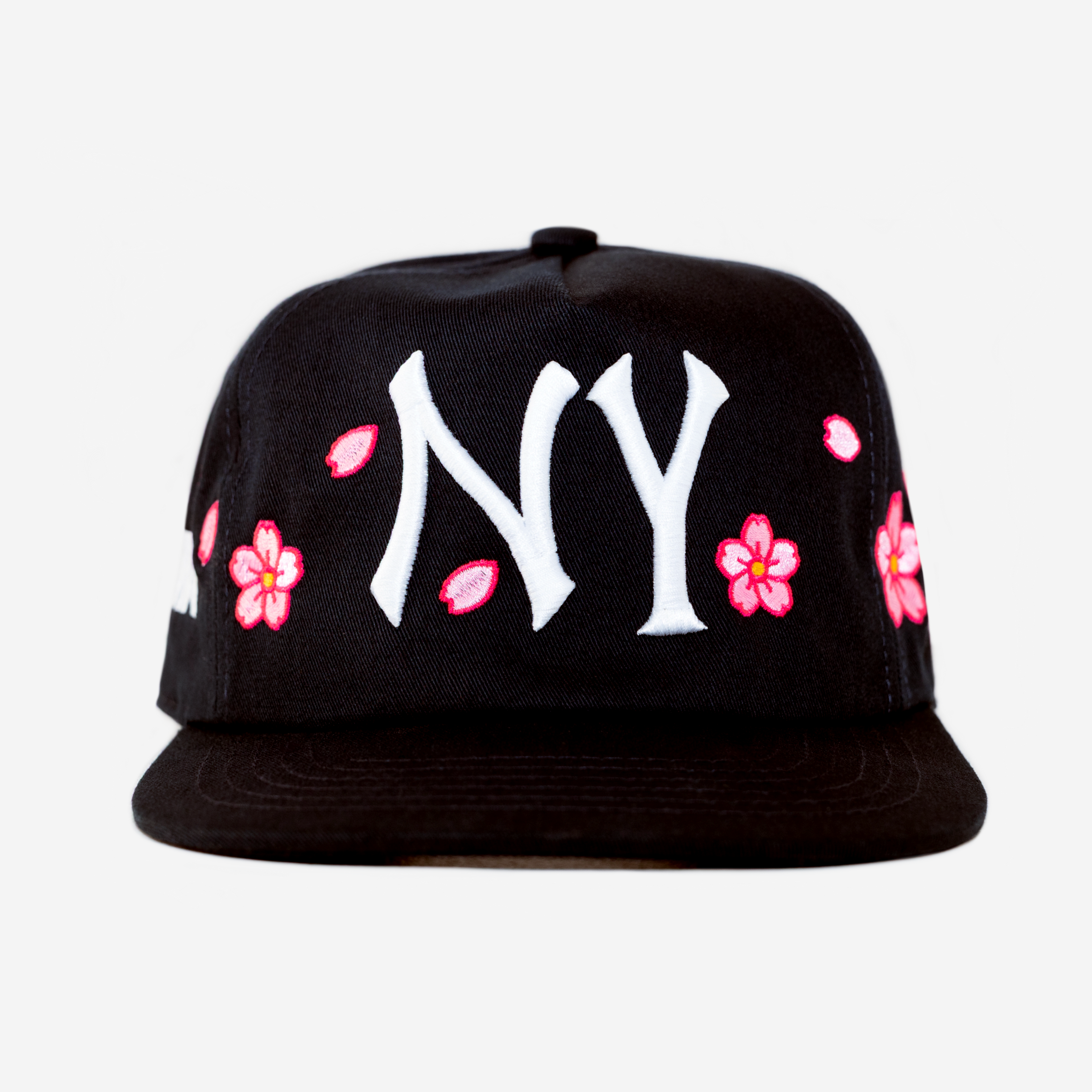 NY CHERRY BLOSSOM HAT (BLACK)