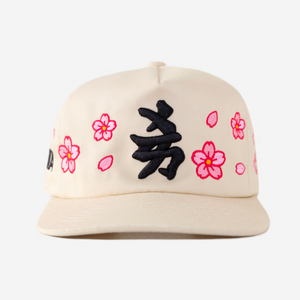 NY KANJI CHERRY BLOSSOM HAT (CREAM)