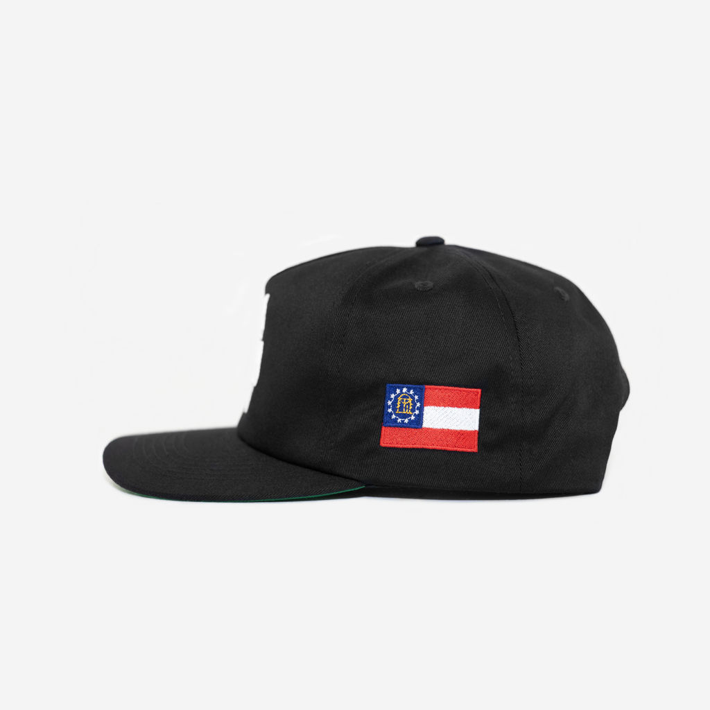ATLANTA GLoBAL GLITCH HAT (GREEN BRIM)
