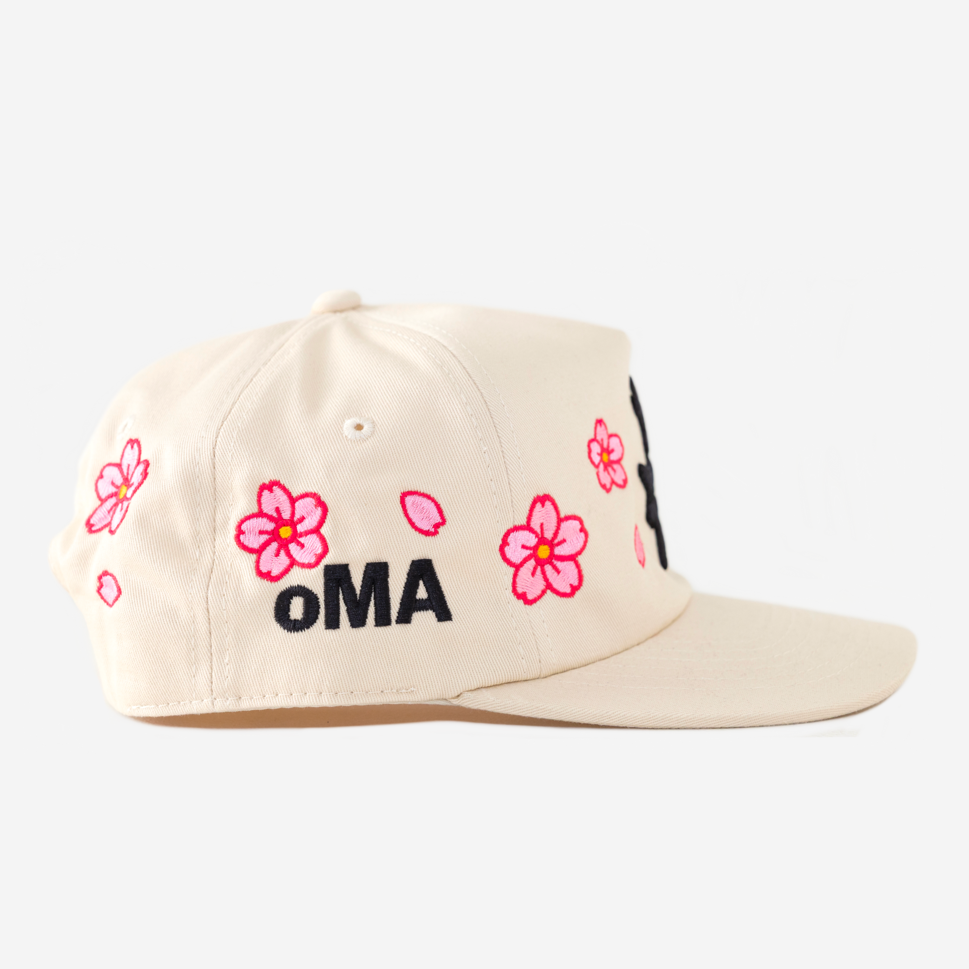 NY KANJI CHERRY BLOSSOM HAT (CREAM)