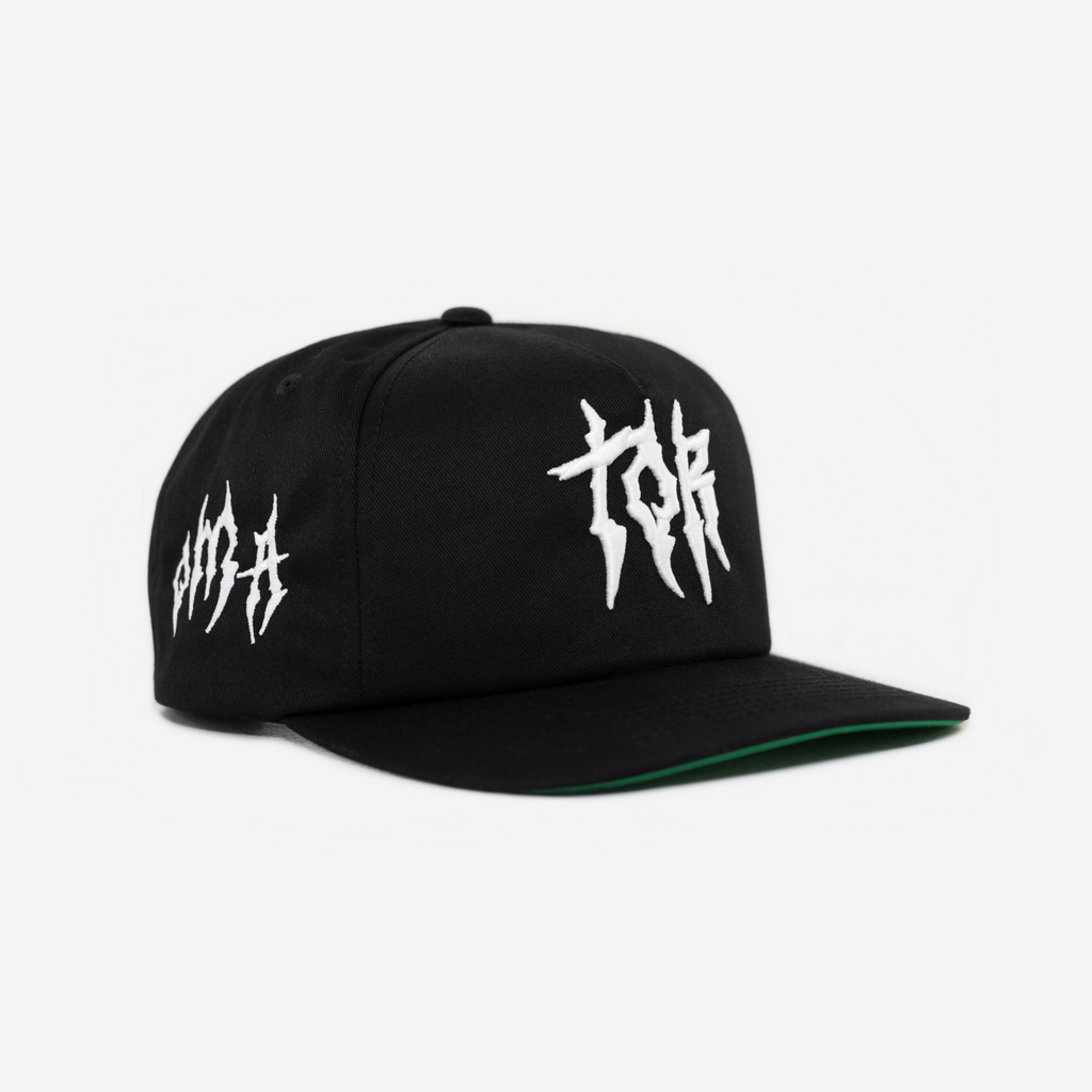 ToRoNTo GLoBAL GLITCH HAT (GREEN BRIM)