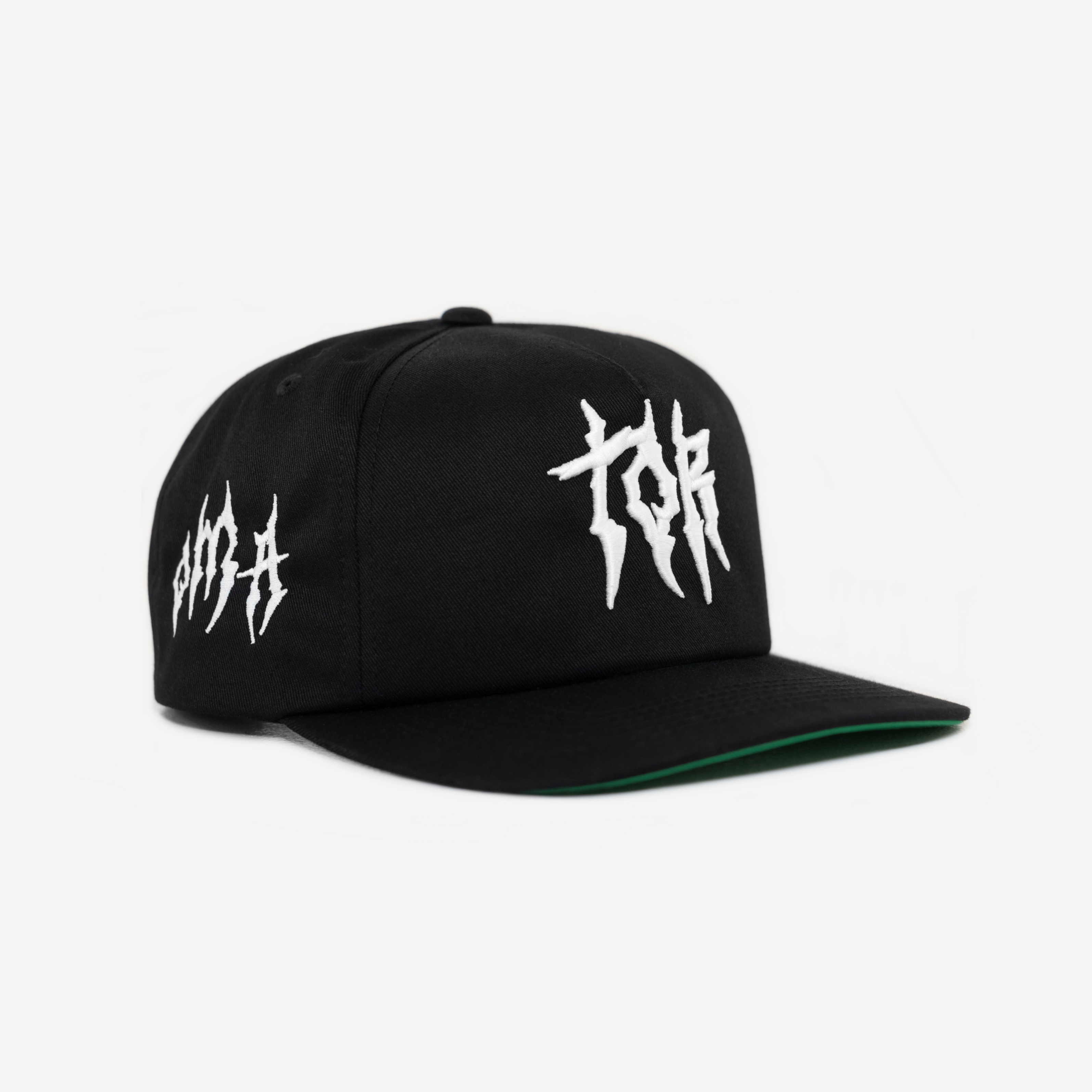 ToRoNTo GLoBAL GLITCH HAT (GREEN BRIM)