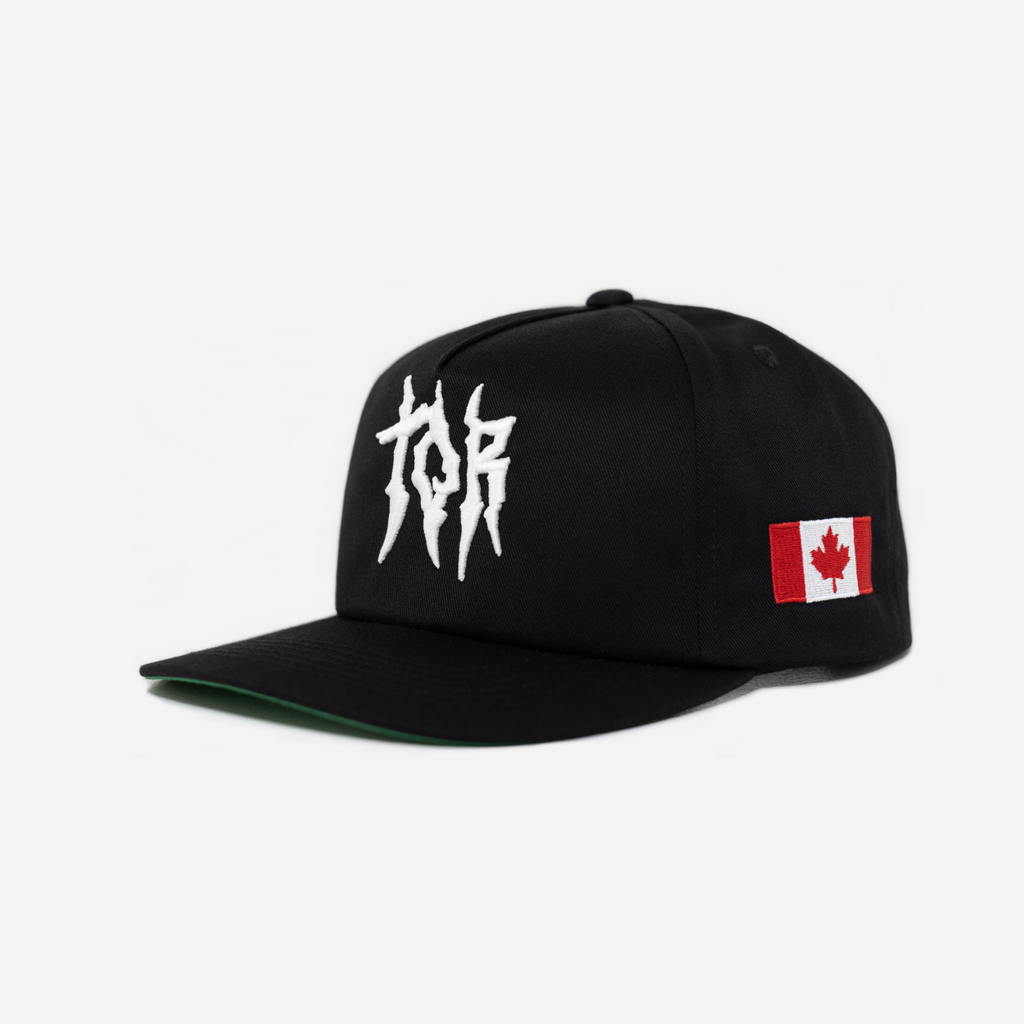 ToRoNTo GLoBAL GLITCH HAT (GREEN BRIM)