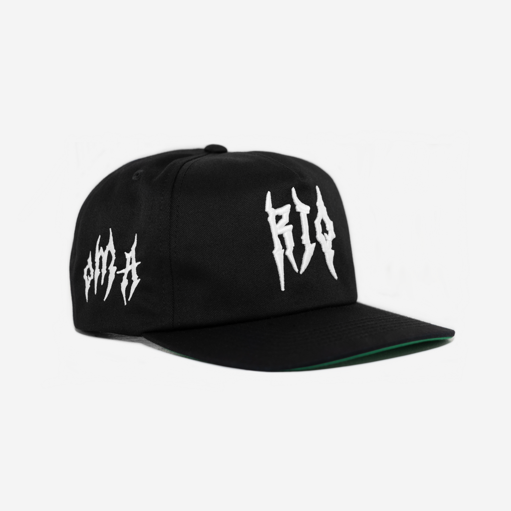 RIo GLoBAL GLITCH HAT (GREEN BRIM)