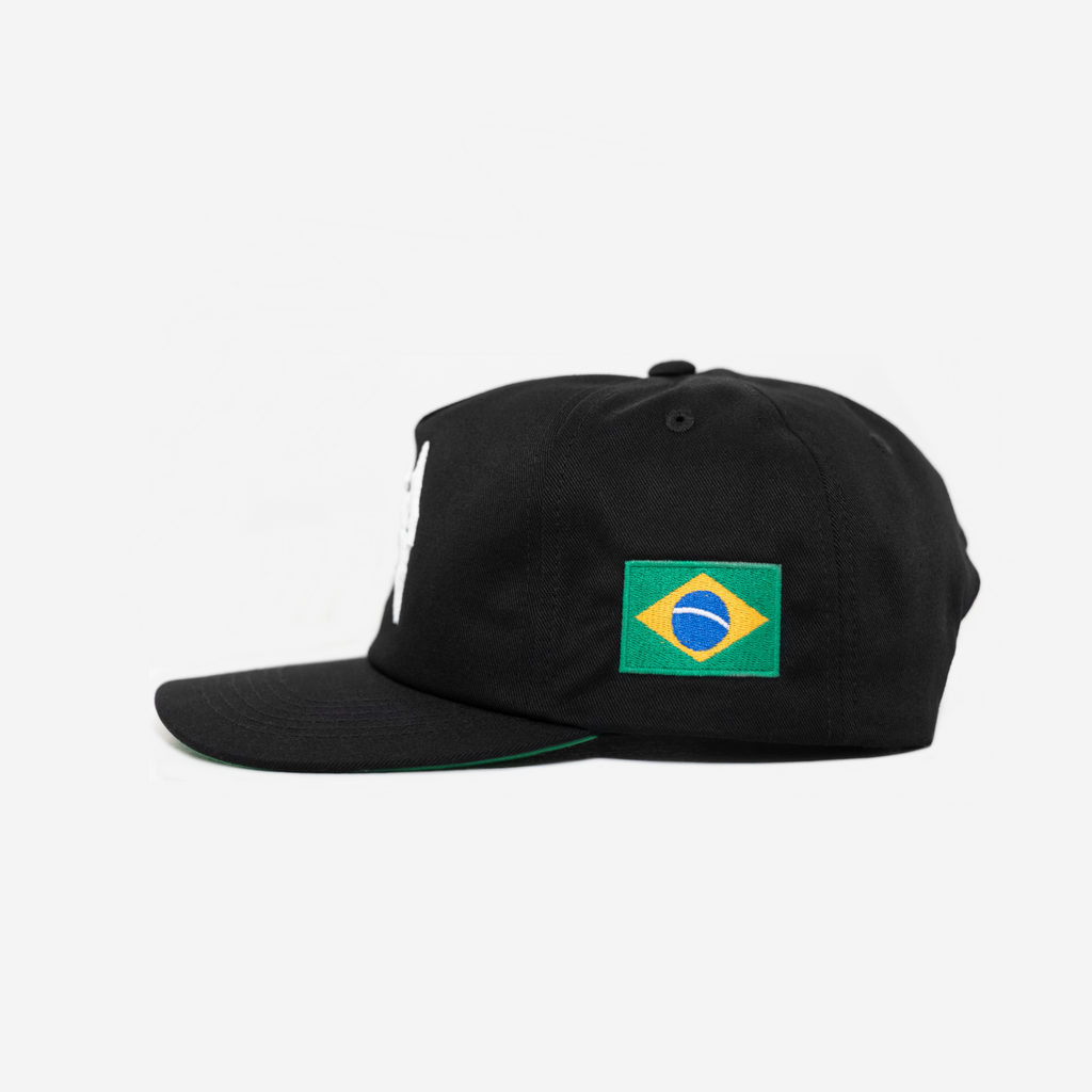 RIo GLoBAL GLITCH HAT (GREEN BRIM)