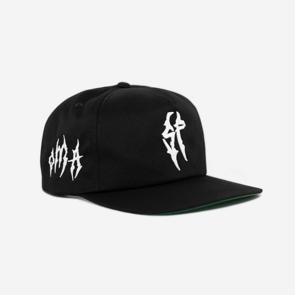 SAN FRANCISCo GLoBAL GLITCH HAT (GREEN BRIM)
