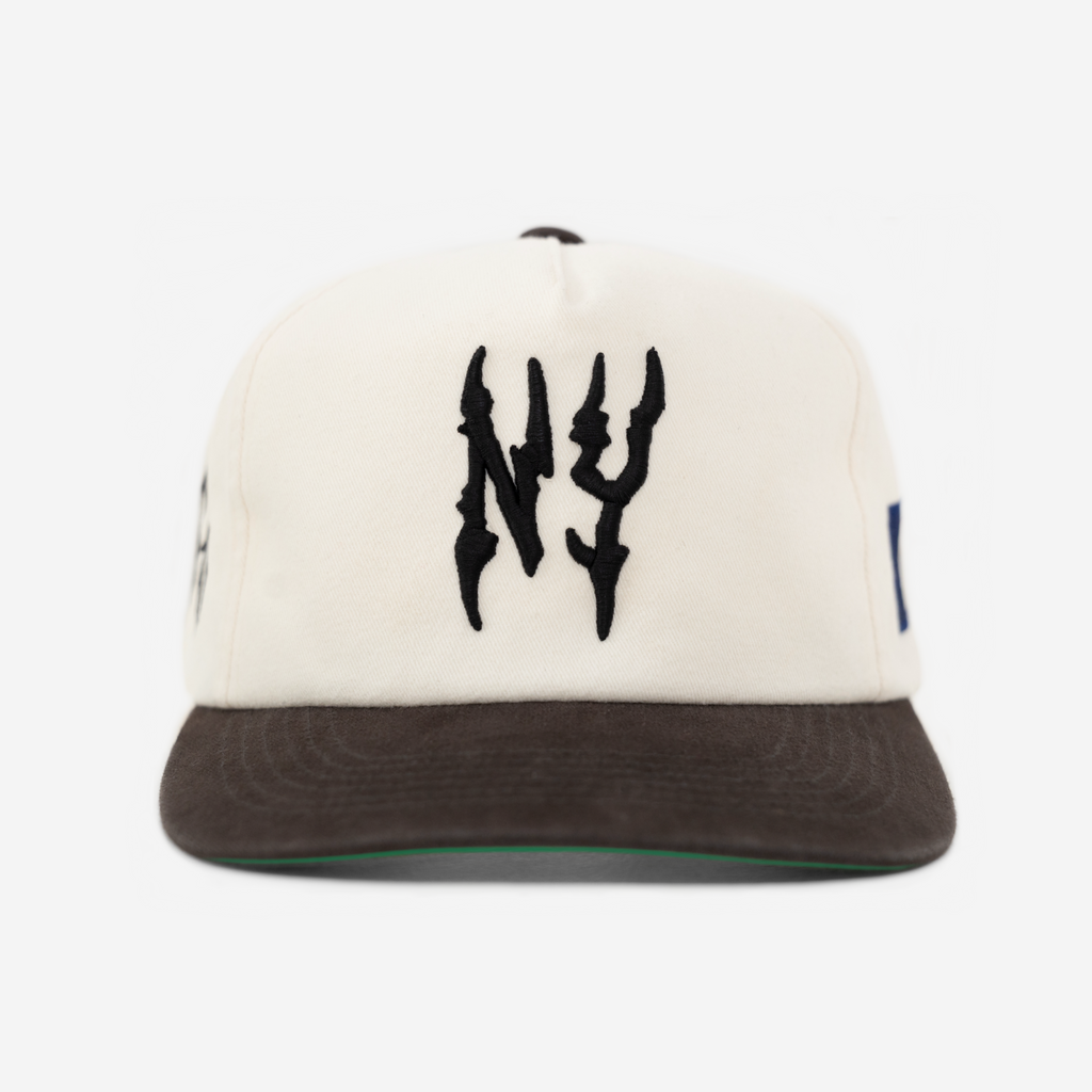 NEW YoRK GLoBAL GLITCH HAT (IVoRY)
