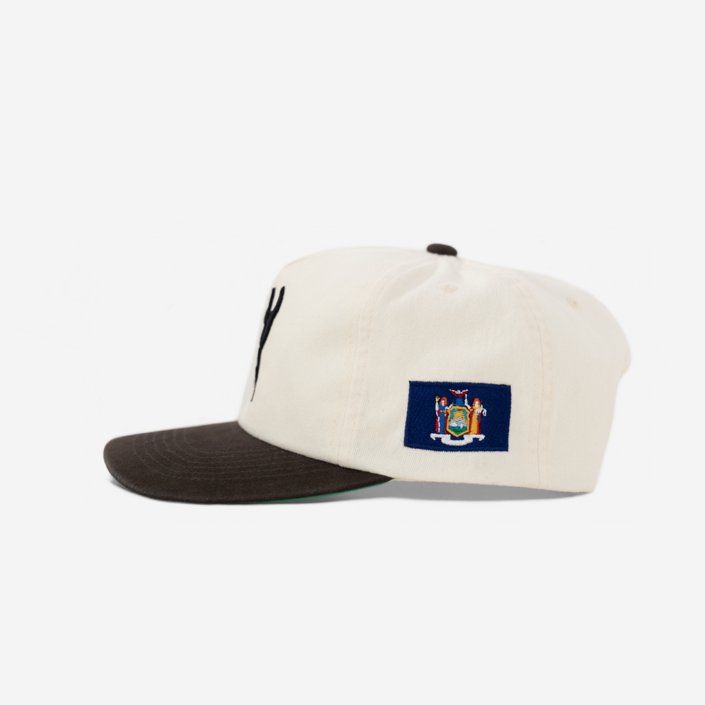NEW YoRK GLoBAL GLITCH HAT (IVoRY)