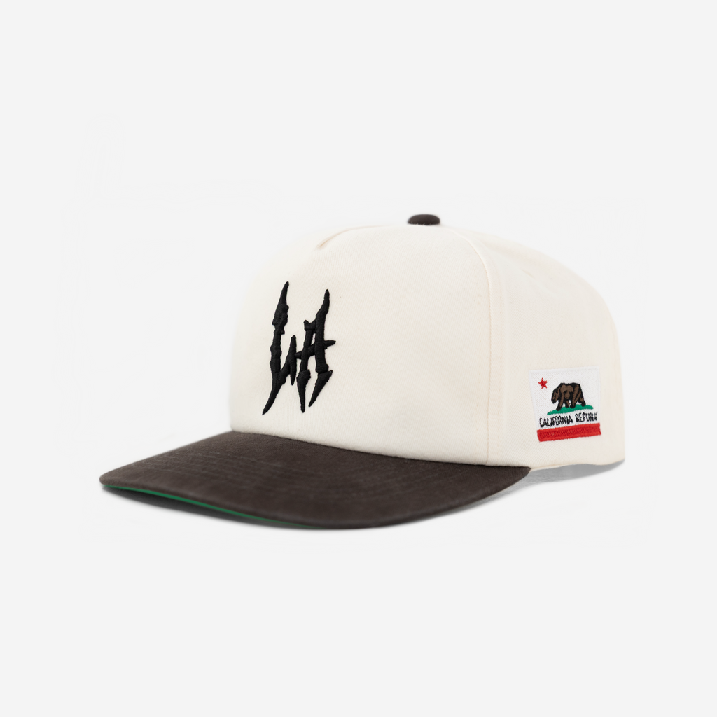 LoS ANGELES GLoBAL GLITCH HAT (IVoRY)