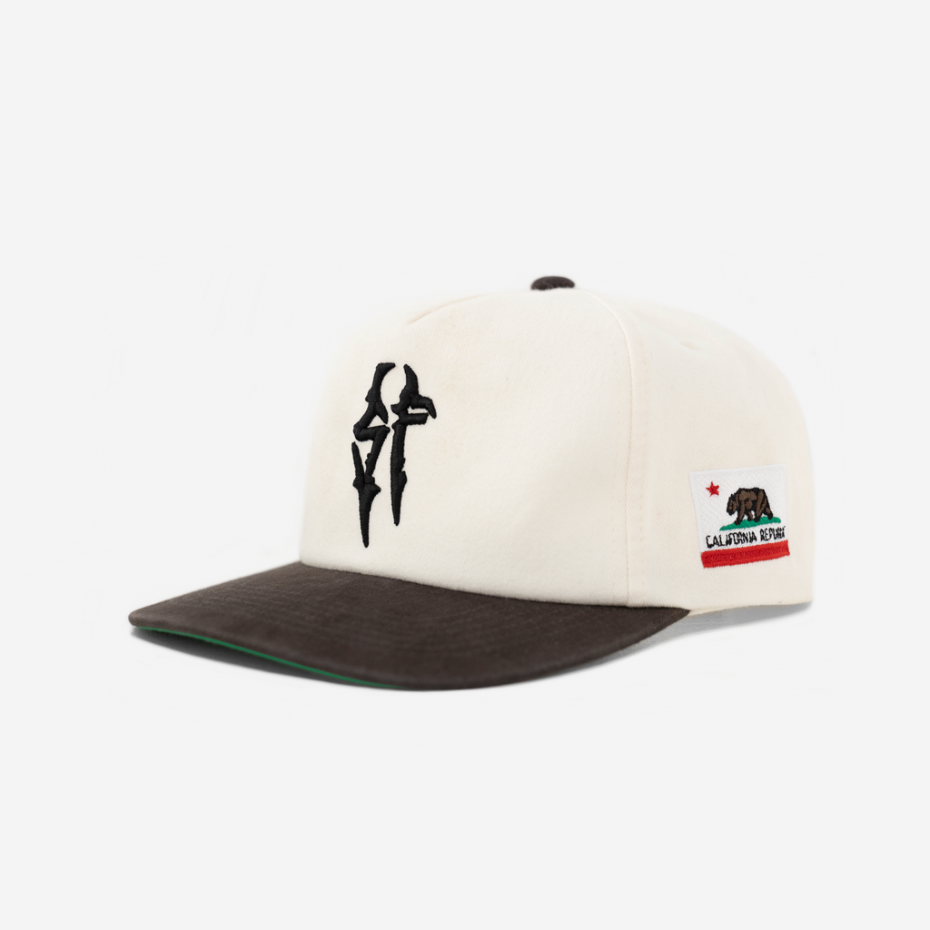 SAN FRANCISCo GLoBAL GLITCH HAT (IVoRY)