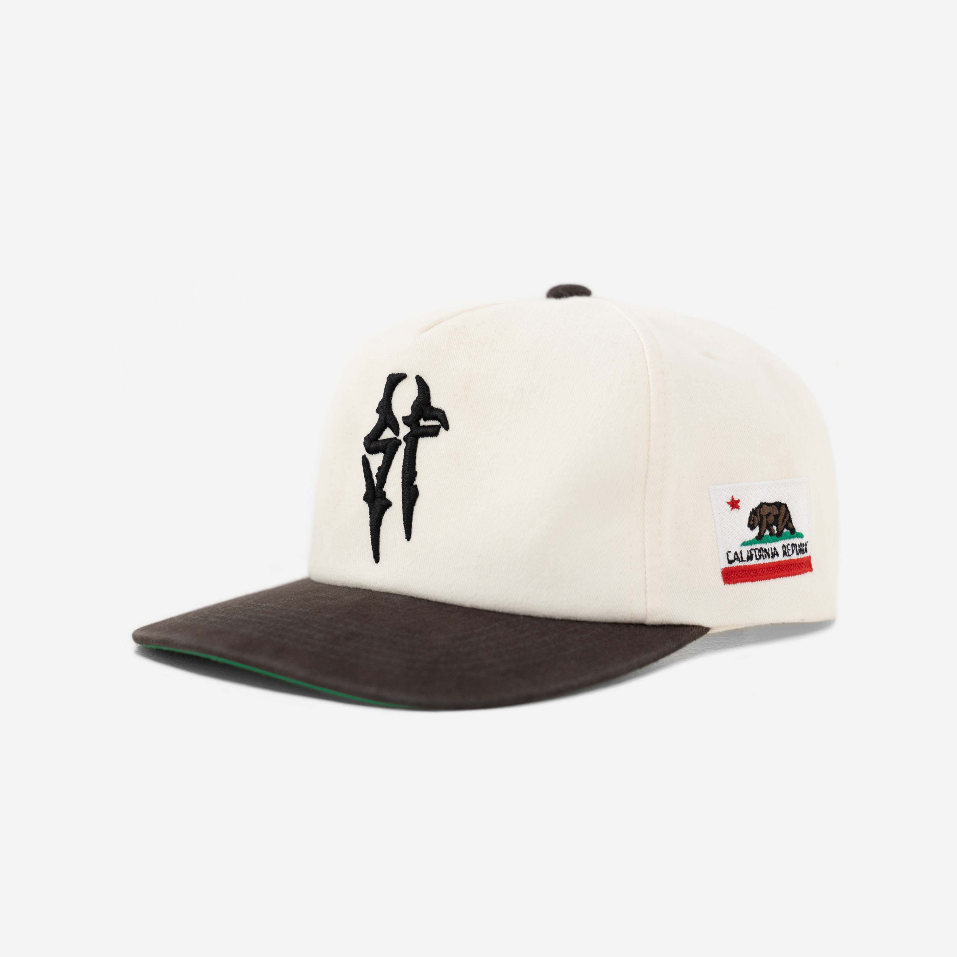 SAN FRANCISCo GLoBAL GLITCH HAT (IVoRY)