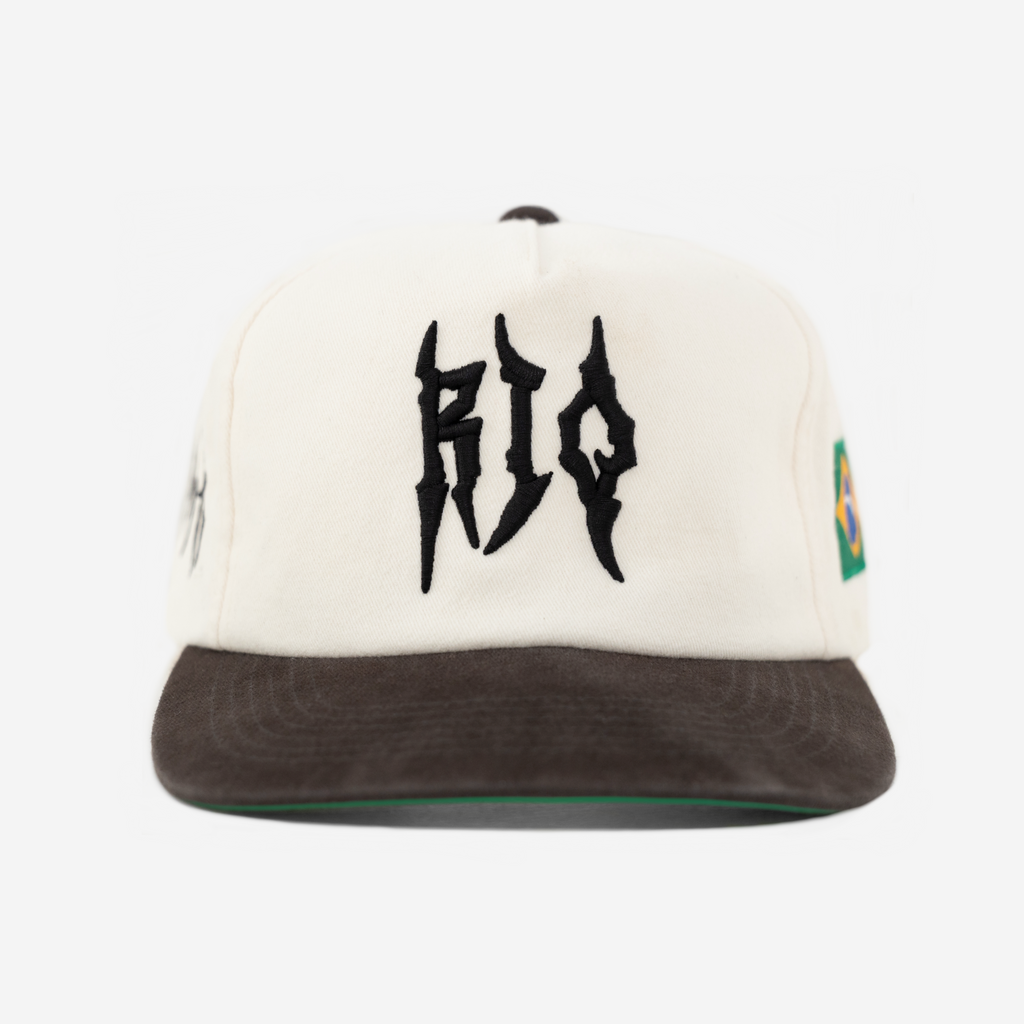 RIo GLoBAL GLITCH HAT (IVoRY)