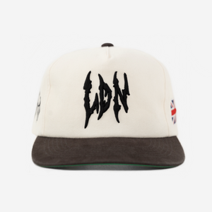 LoNDoN GLoBAL GLITCH HAT (IVoRY)