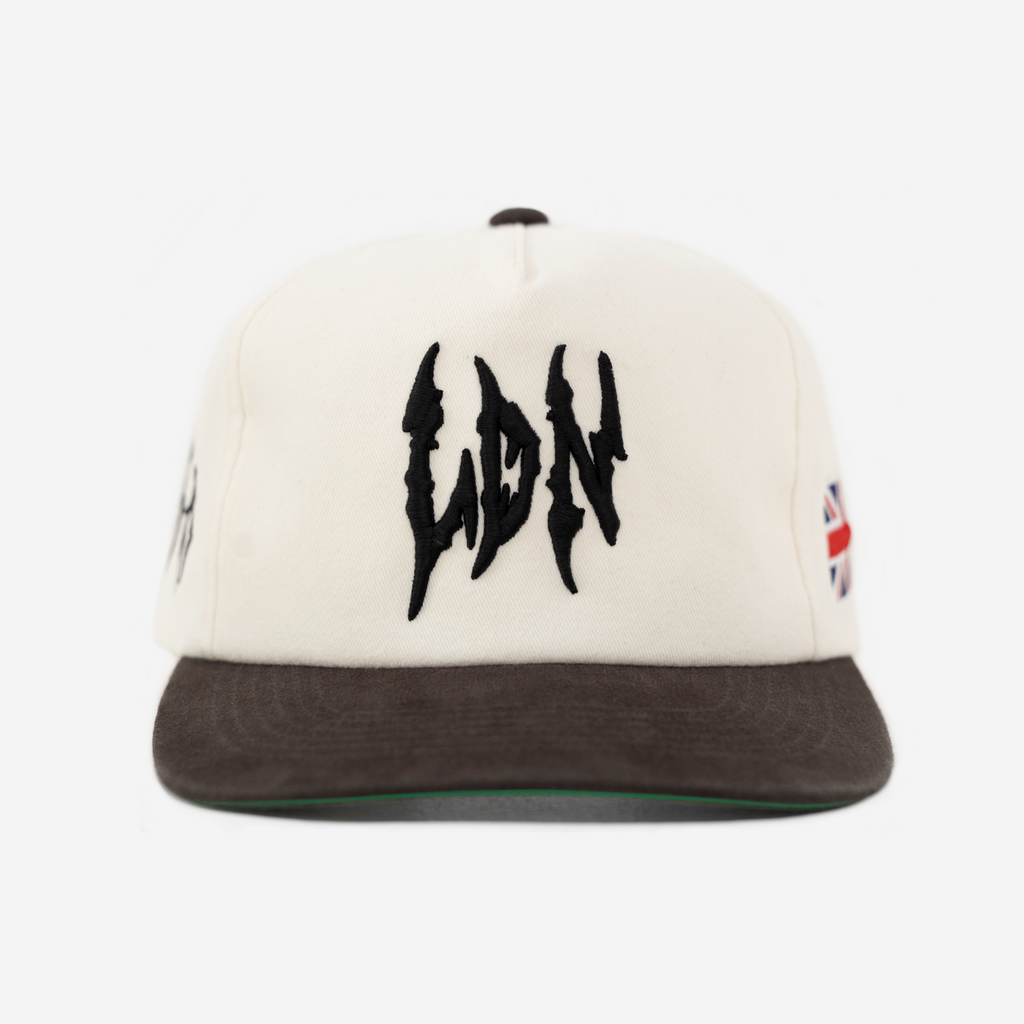 LoNDoN GLoBAL GLITCH HAT (IVoRY)
