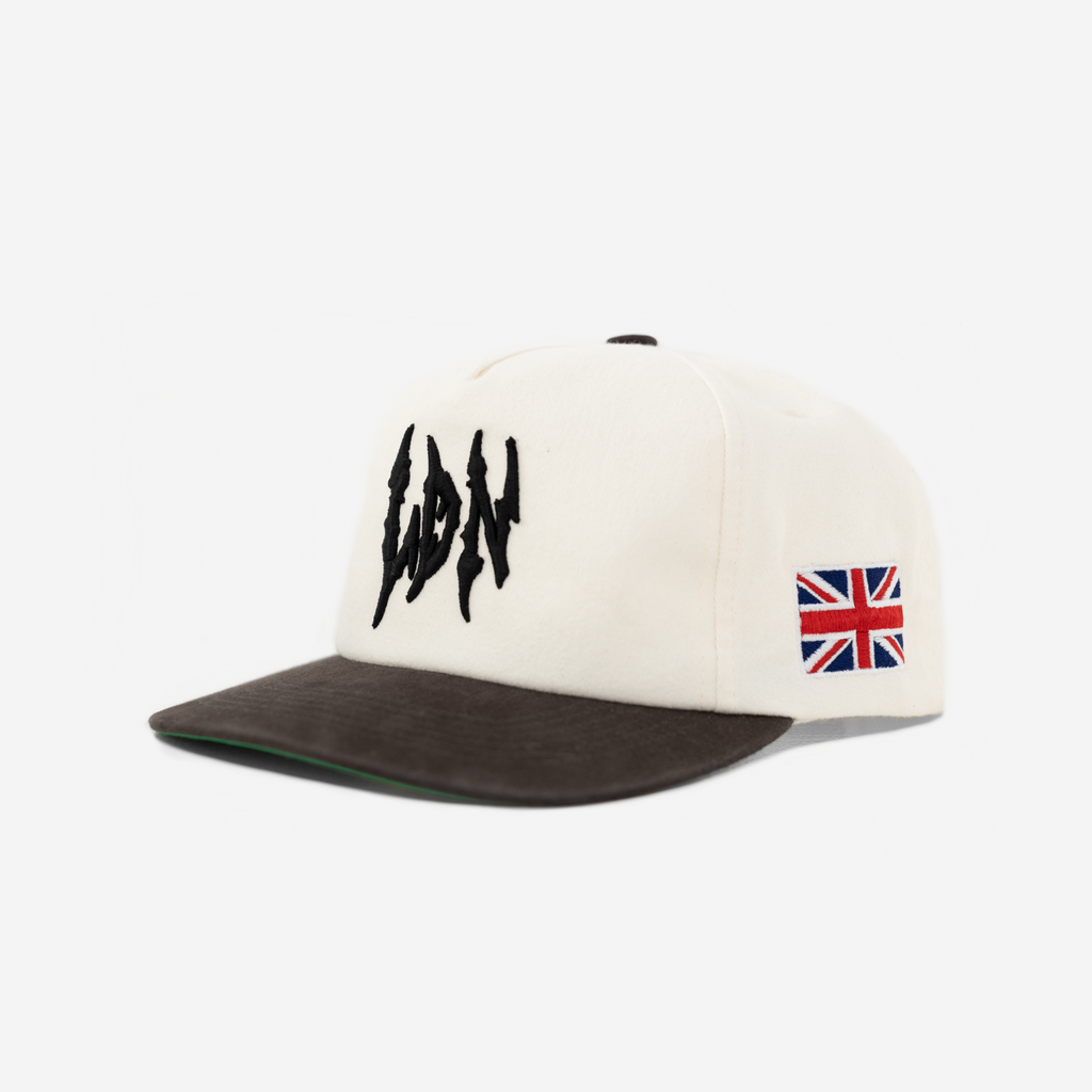 LoNDoN GLoBAL GLITCH HAT (IVoRY)