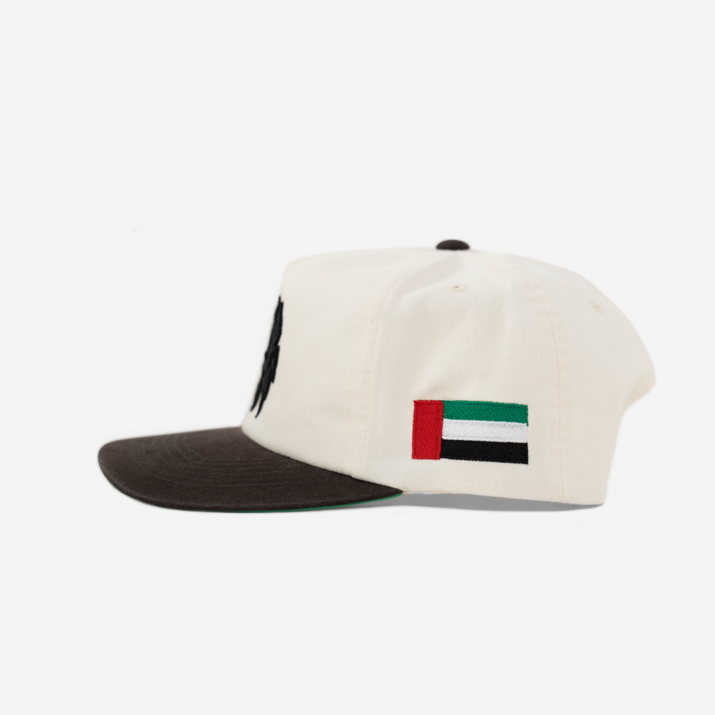 DUBAI GLoBAL GLITCH HAT (IVoRY)
