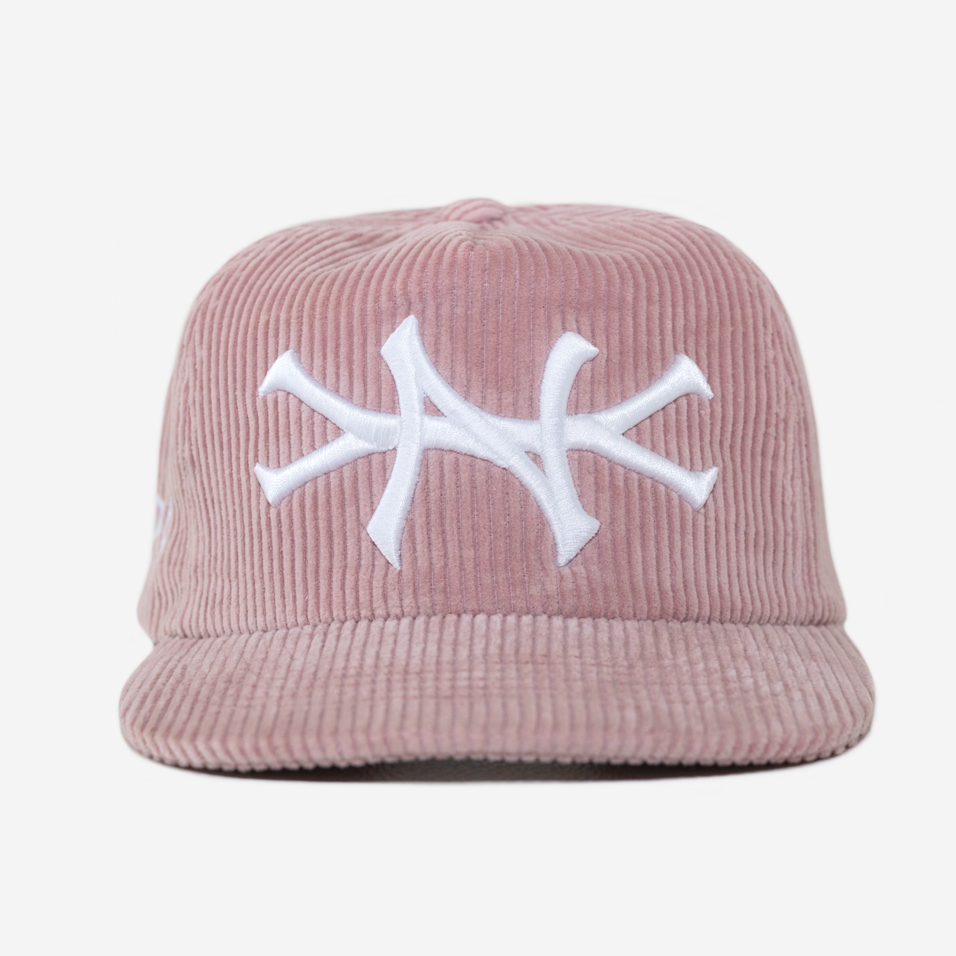NY CORDUROY HAT (DUST PINK)