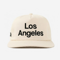 LOS ANGELES TYPOGRAPHY HAT (CREAM)
