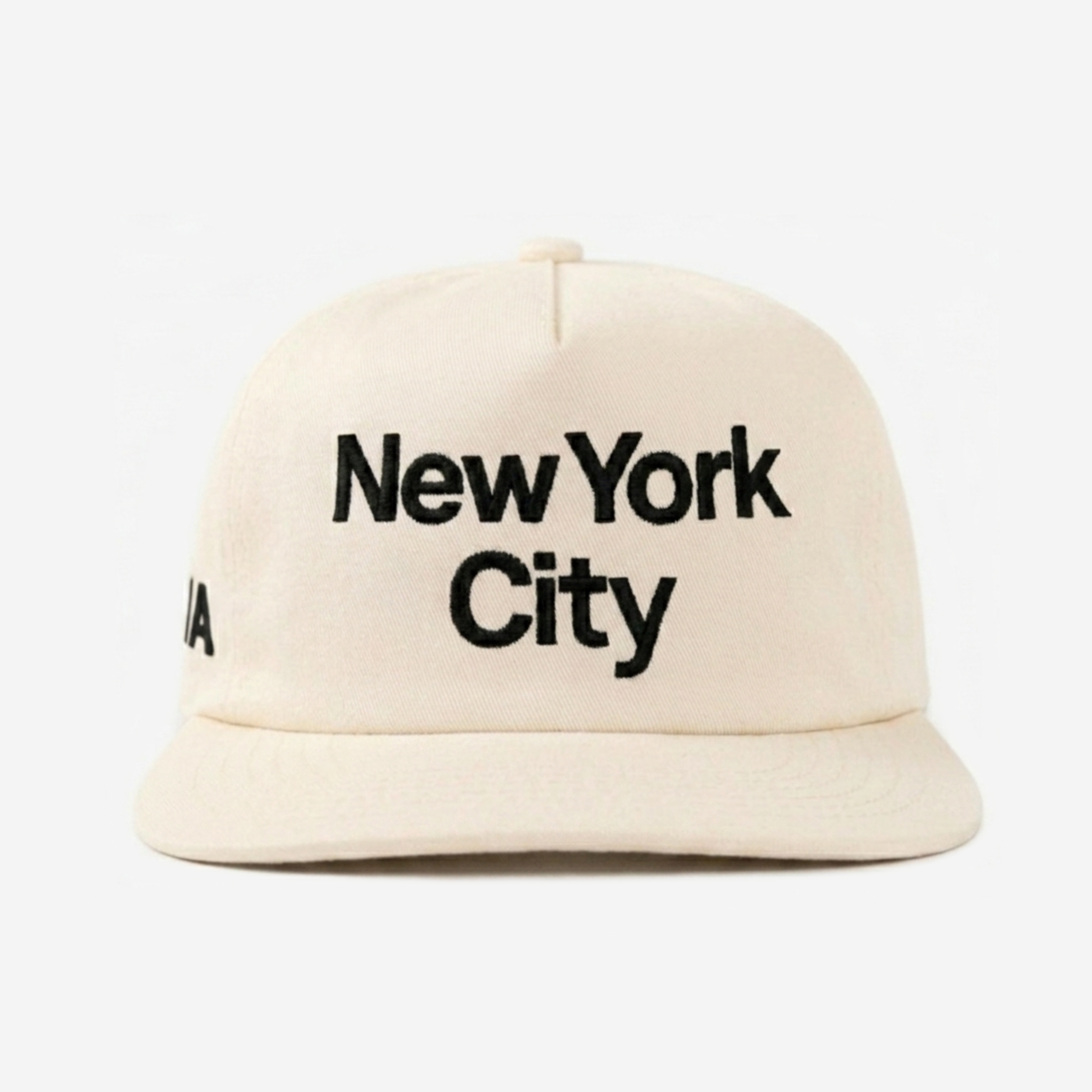 NEW YORK CITY TYPOGRAPHY HAT (CREAM)