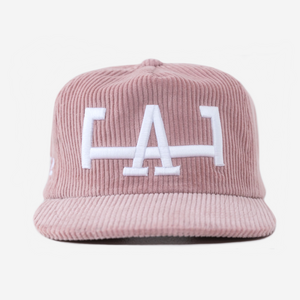 LA CORDUROY HAT (DUST PINK)