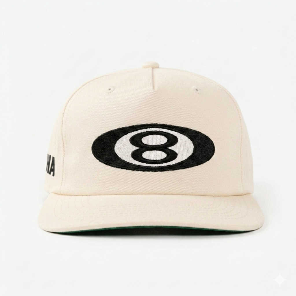 8 BALL HAT (CREAM)