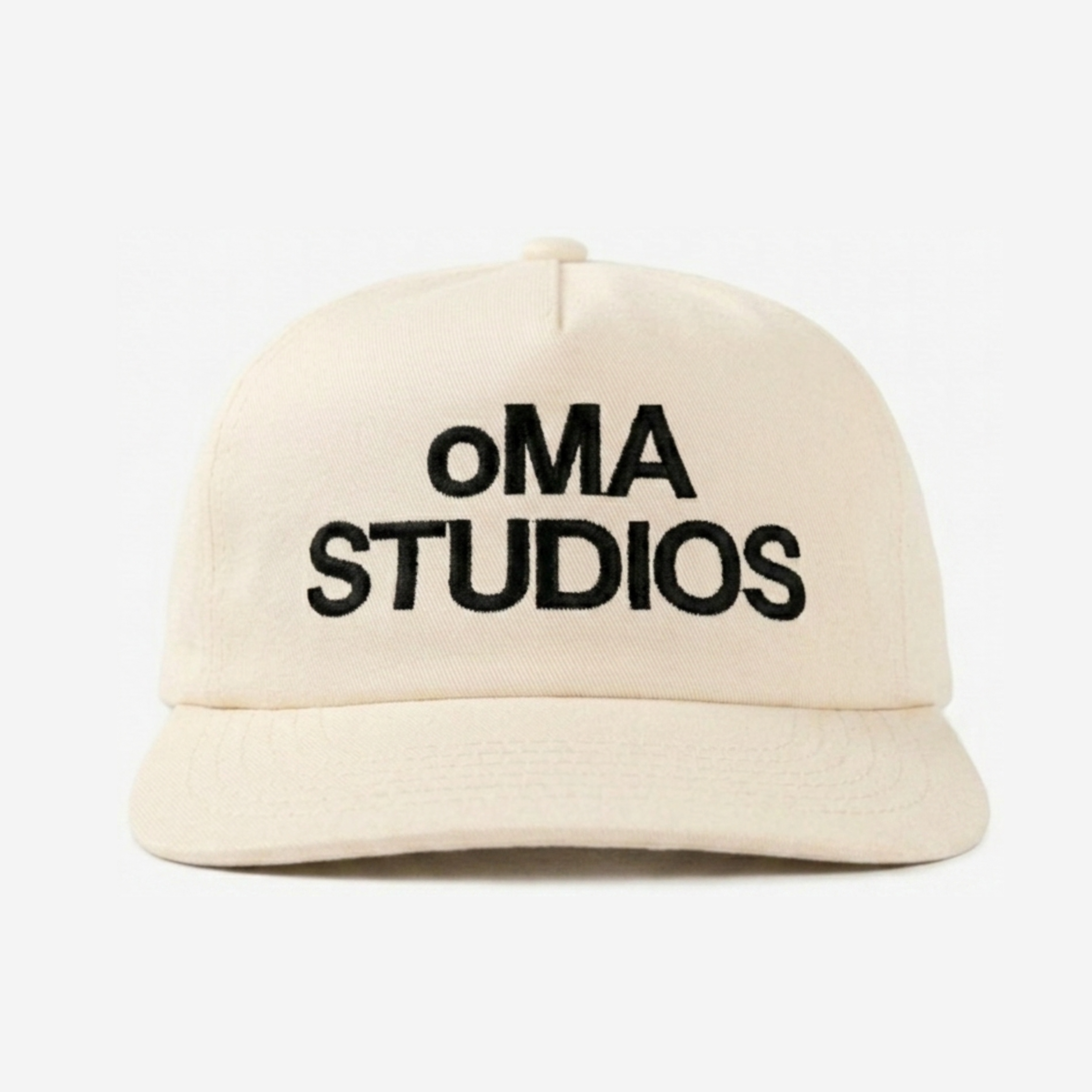 oMA STUDIOS TYPOGRAPHY HAT (CREAM)