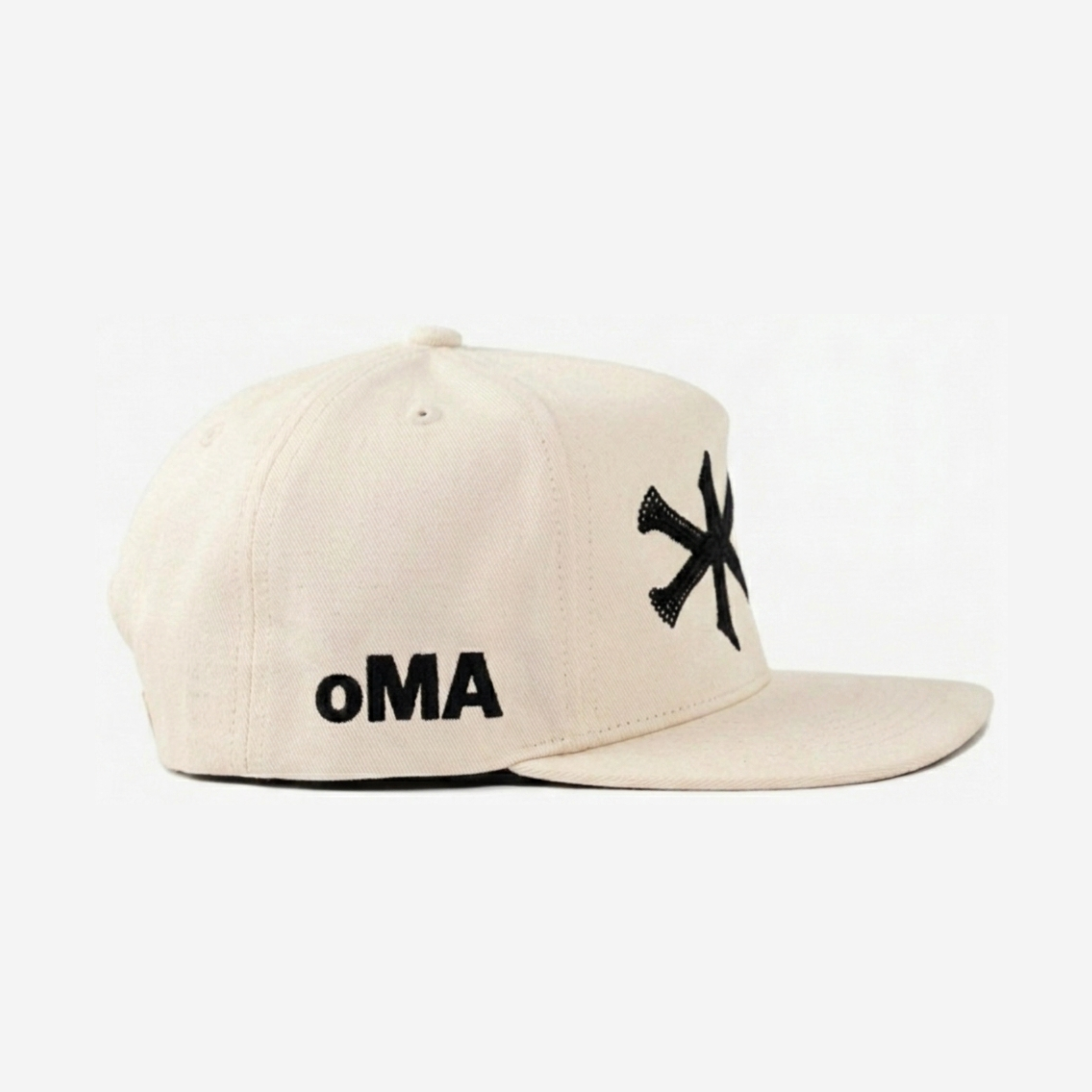 NY CHAIN STITCH HAT (CREAM)