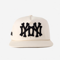 NY NY BONES HAT (CREAM)