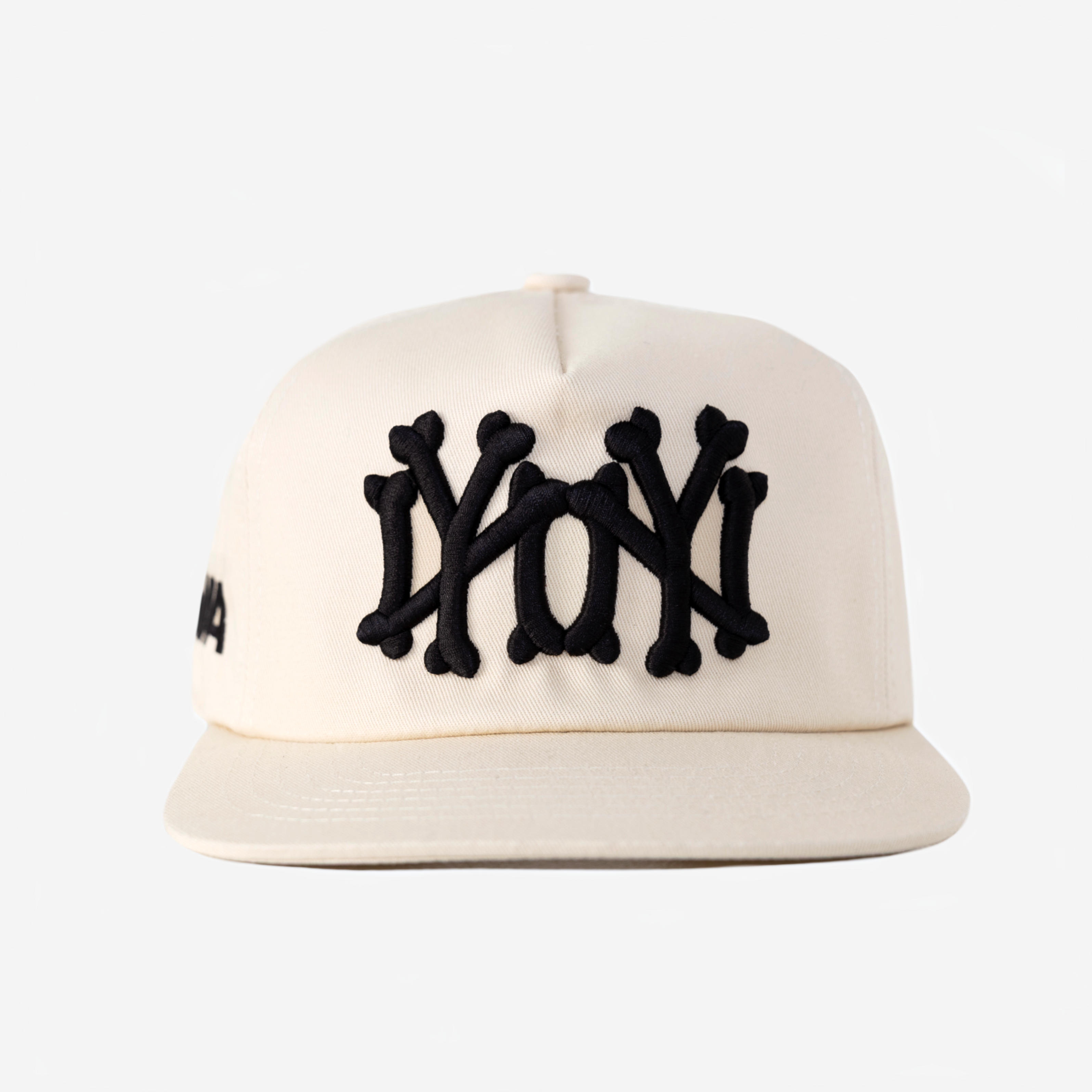 NY NY BONES HAT (CREAM)