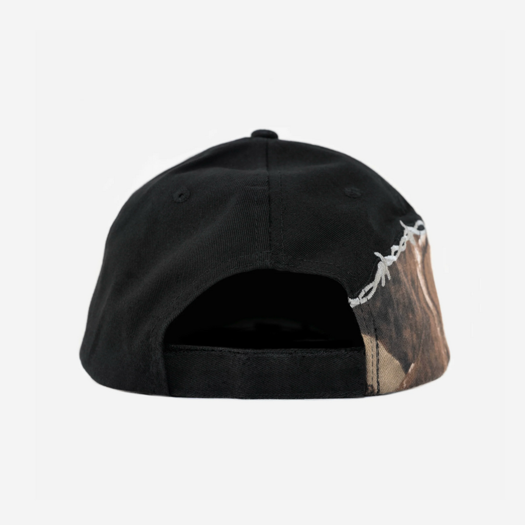 NY METAL CAMO HAT (BLACK)