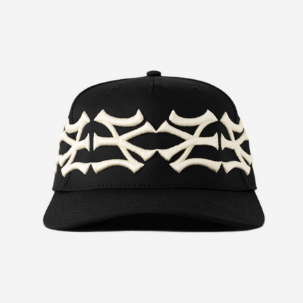 NY NY CROWN HAT (BLK/CRM)