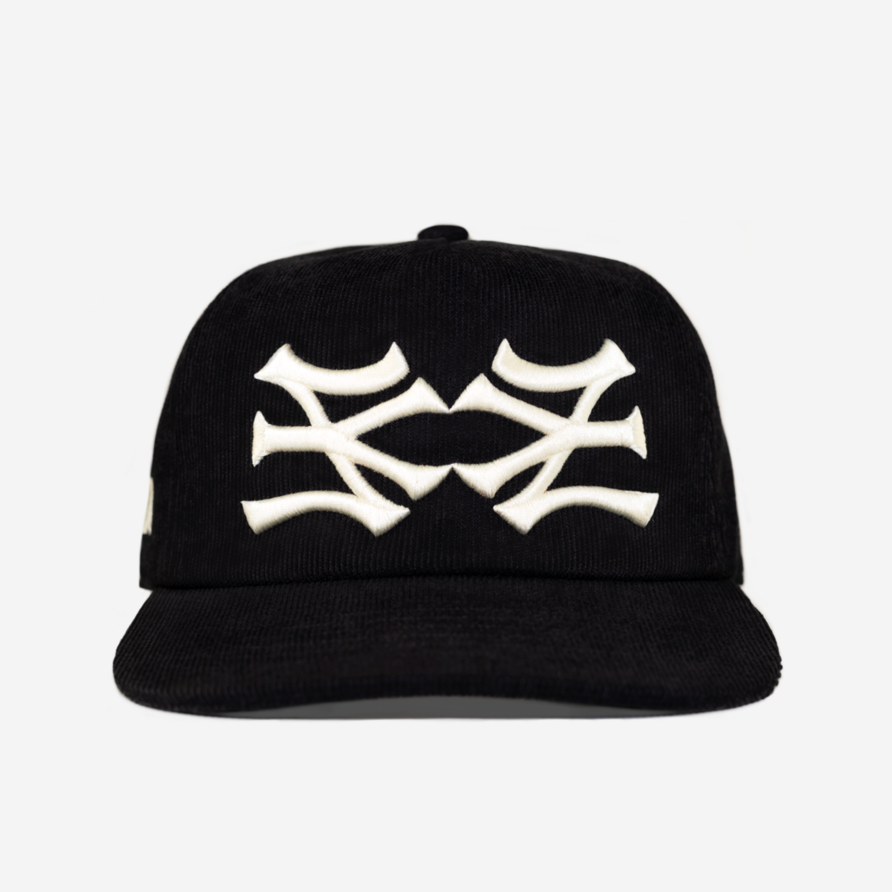 帽子 oMA Studios NY NY HAT CORDUROY HAT NY NY CORDUROY HAT (BLK/CRM) – oMA Studios