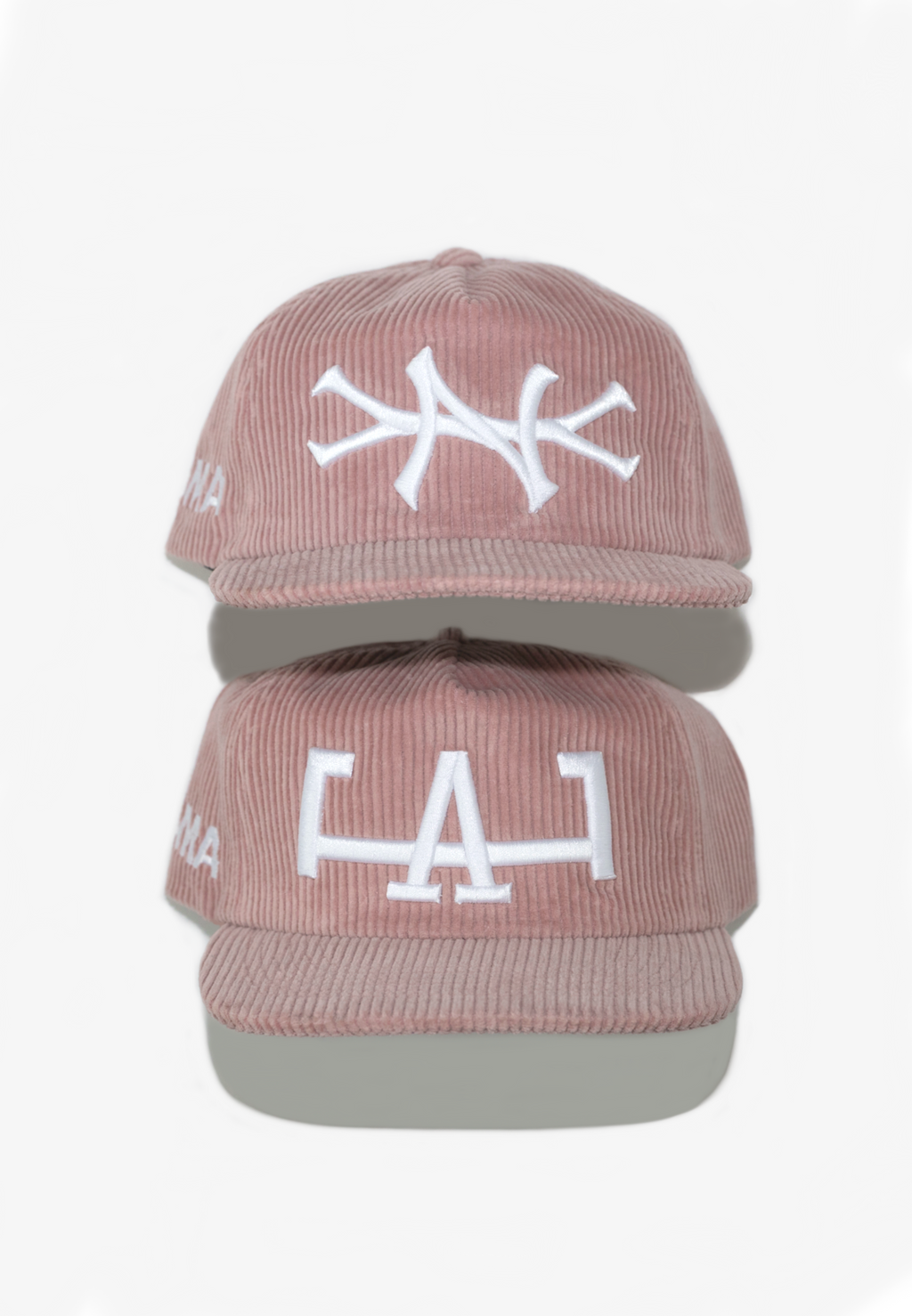 NY CORDUROY HAT (DUST PINK)