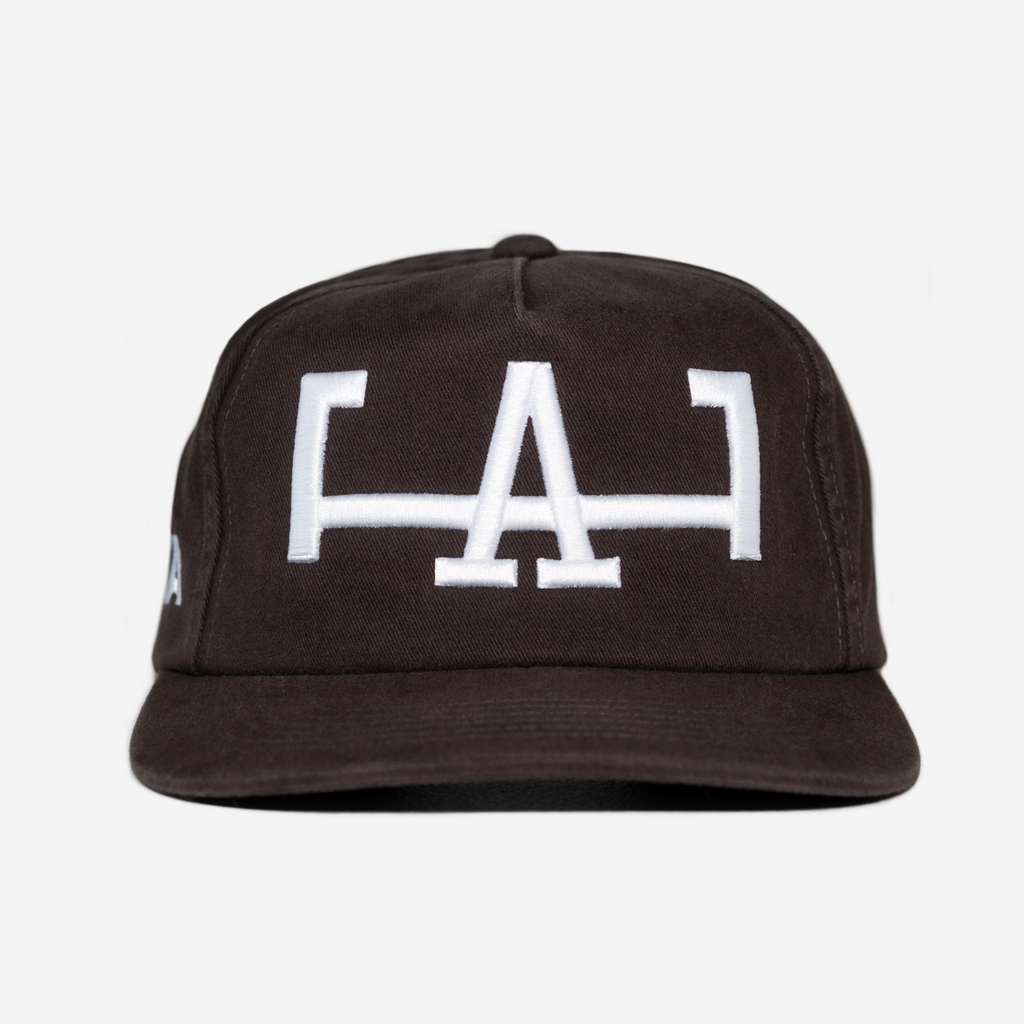 LA PREMIUM 5 PANEL HAT (VINTAGE BLACK)
