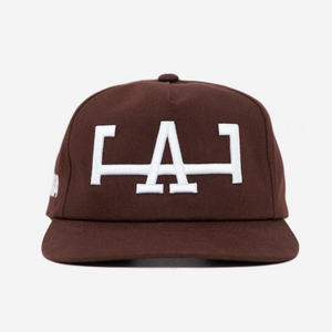 LA PREMIUM 5 PANEL HAT (BROWN)