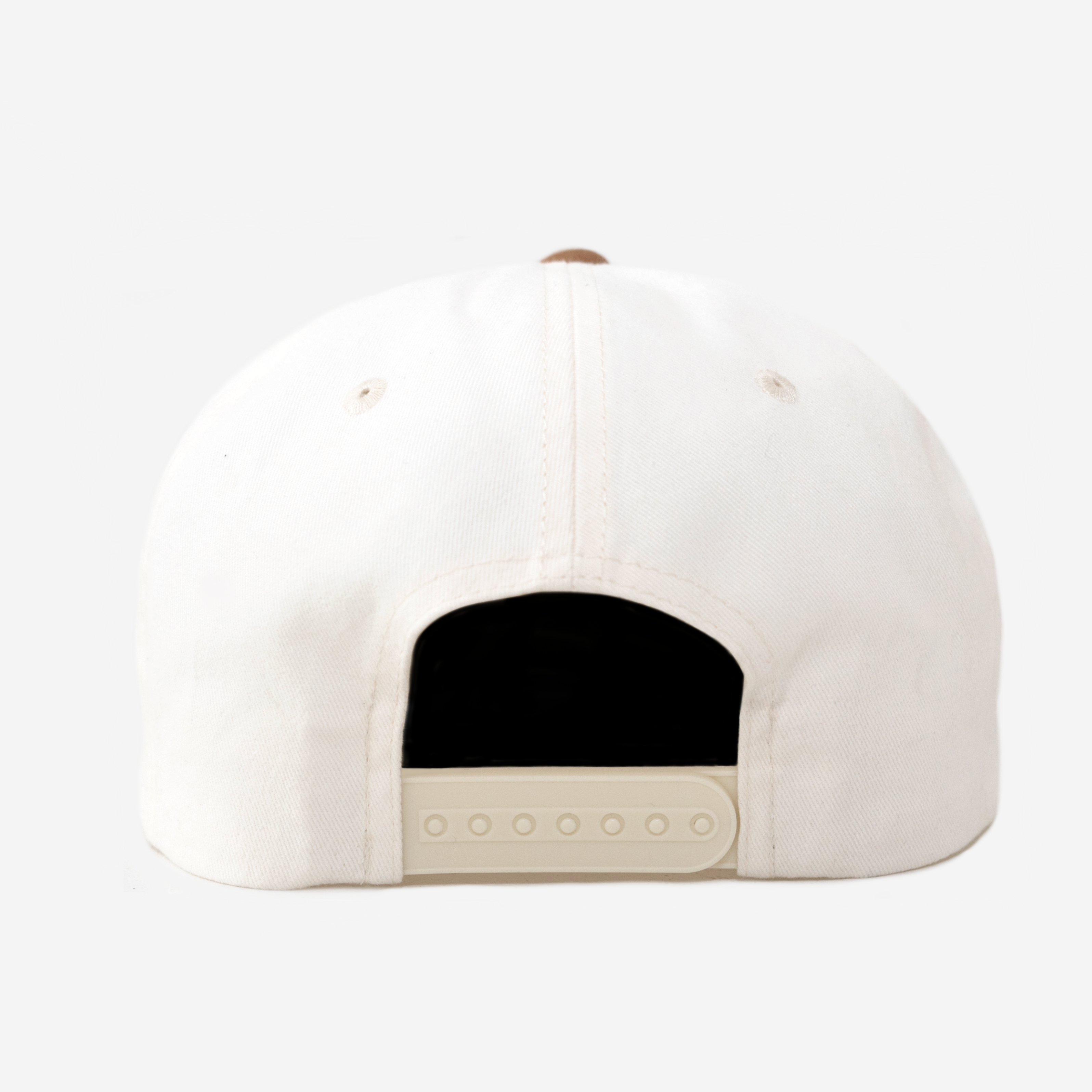NY PREMIUM 5 PANEL HAT (CREAM/TAN)