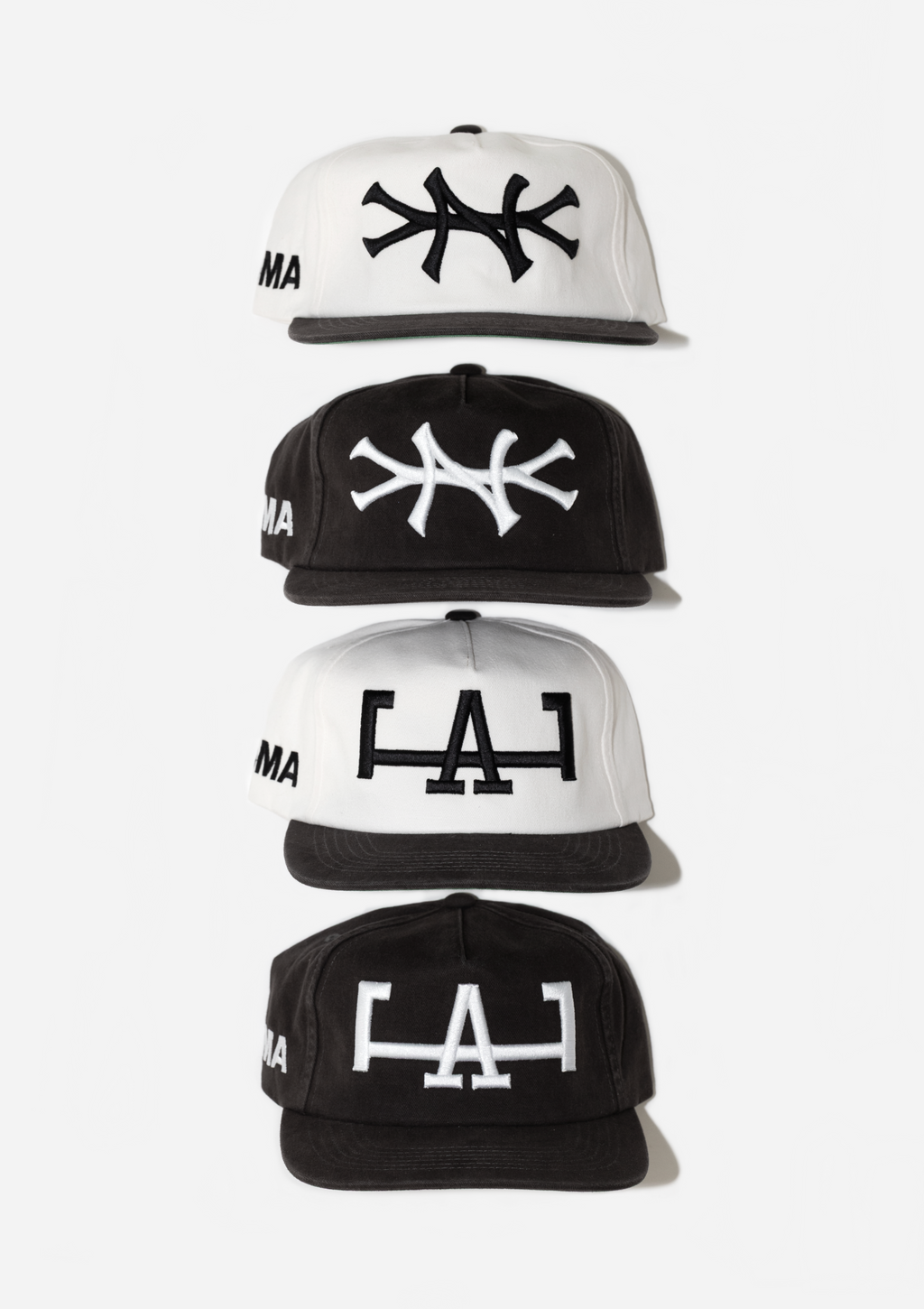 NY PREMIUM 5 PANEL HAT (VINTAGE BLACK)