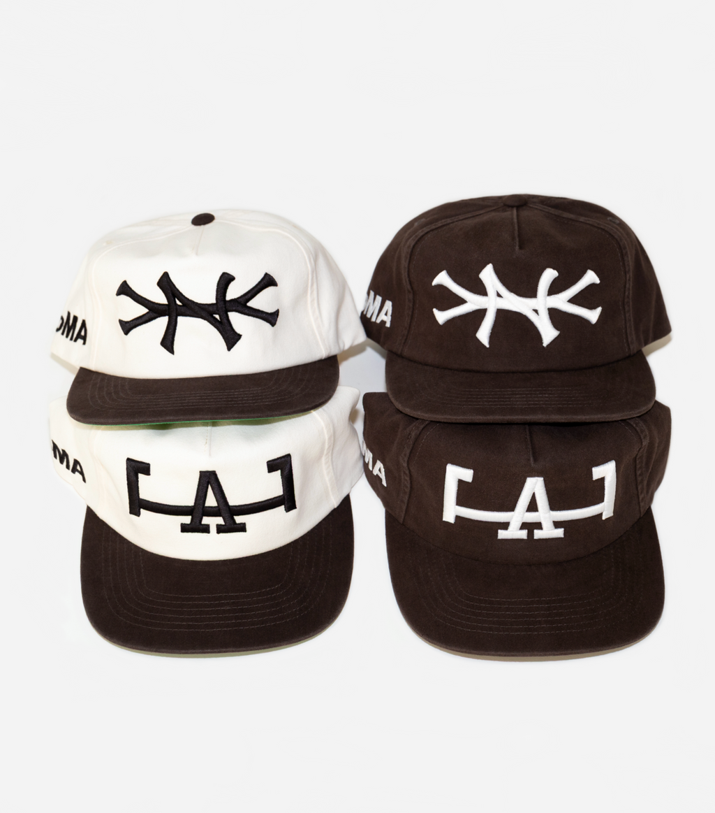 NY PREMIUM 5 PANEL HAT (VINTAGE BLACK)