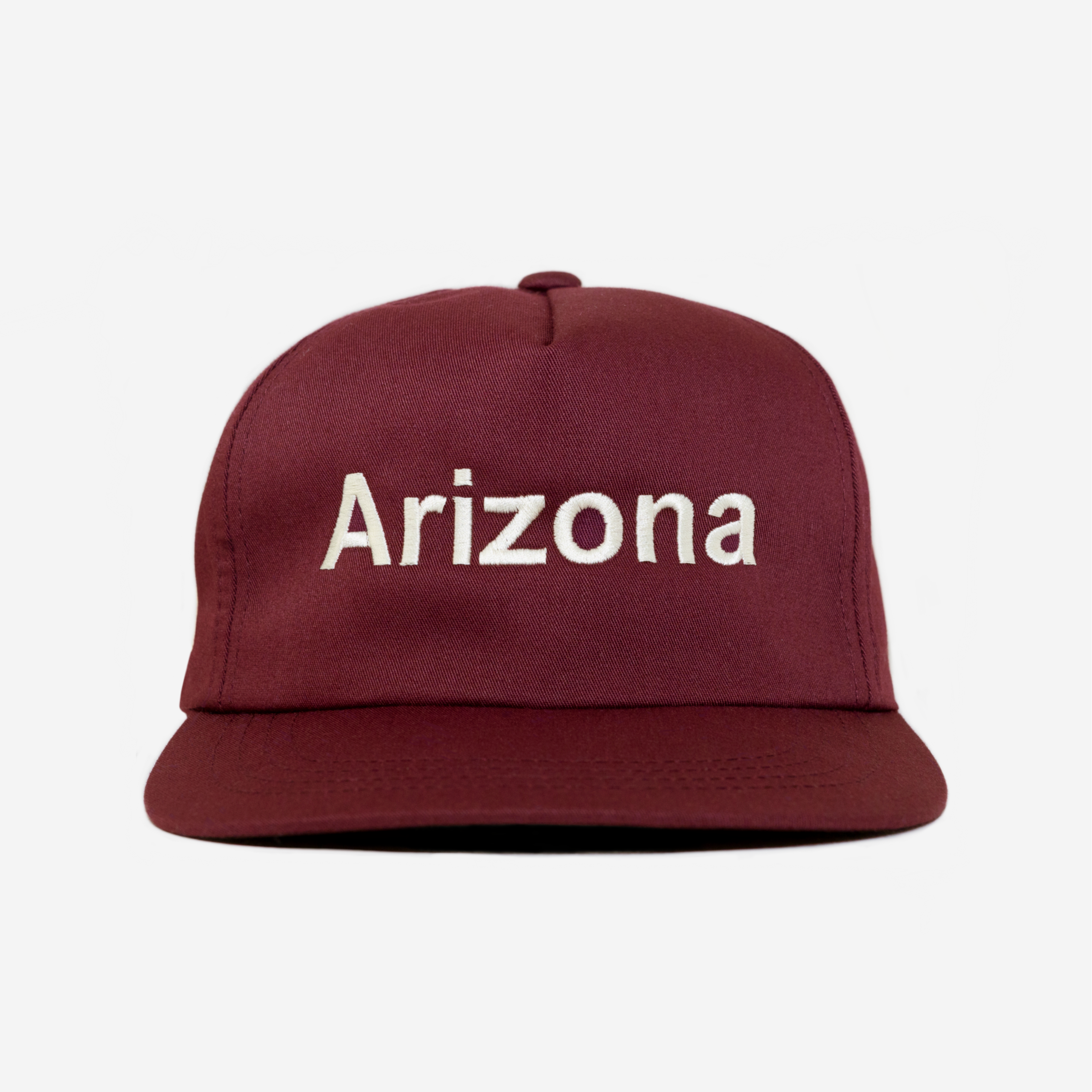 ARIZONA TYPOGRAPHY HAT (BURGUNDY)