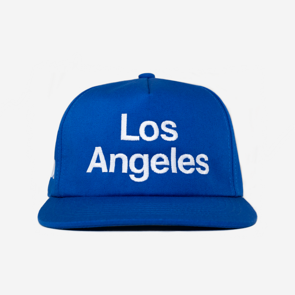 LOS ANGELES TYPOGRAPHY HAT (BLUE)