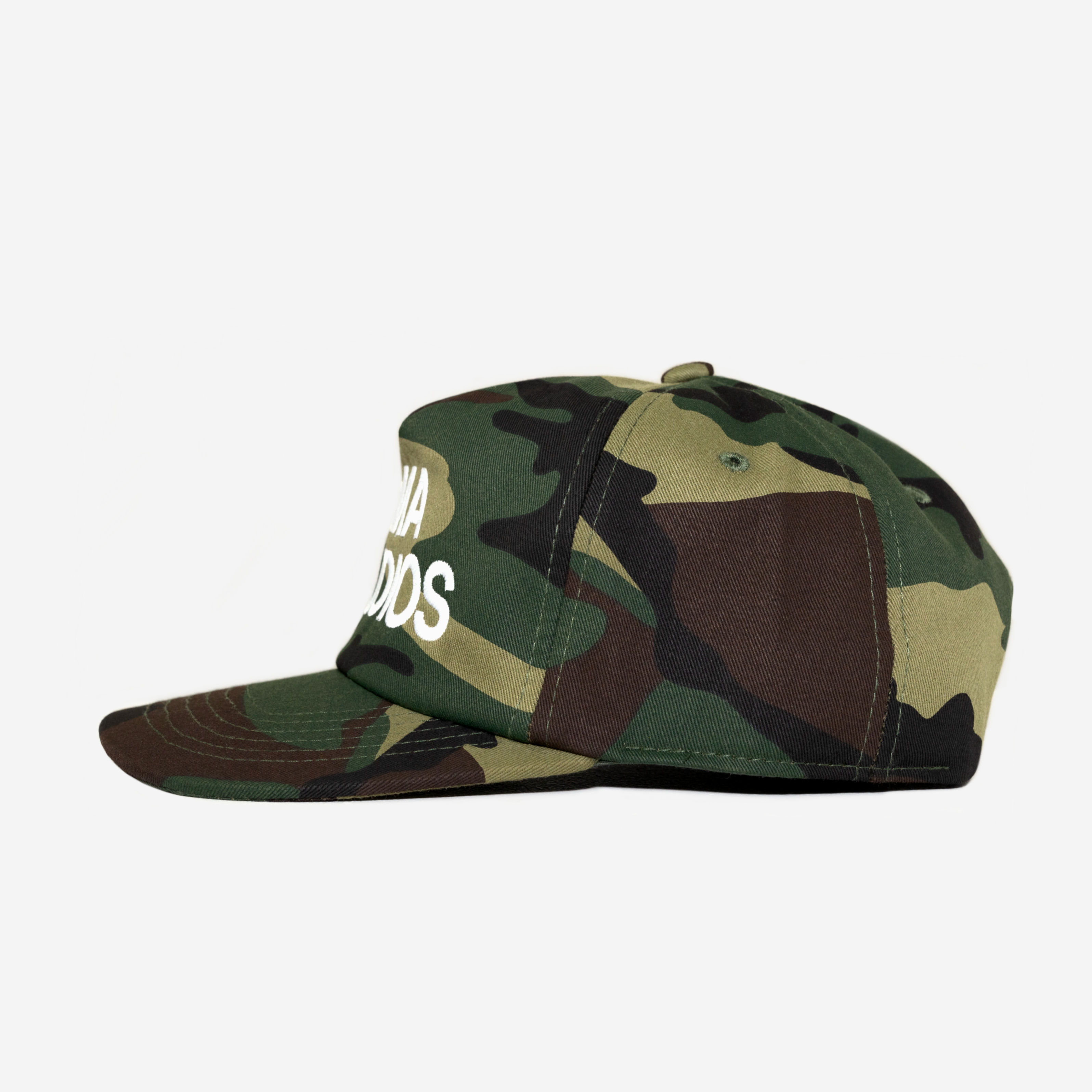 oMA STUDIOS TYPOGRAPHY HAT (ARMY CAMO)