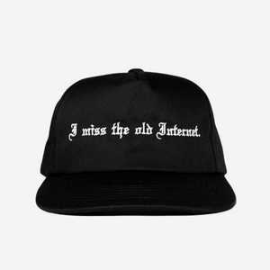 oLD INTERNET HAT (BLACK)