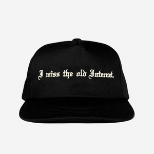 oLD INTERNET HAT (CREAM)