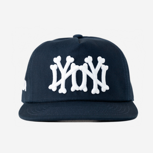 NY NY BONES HAT (NAVY)
