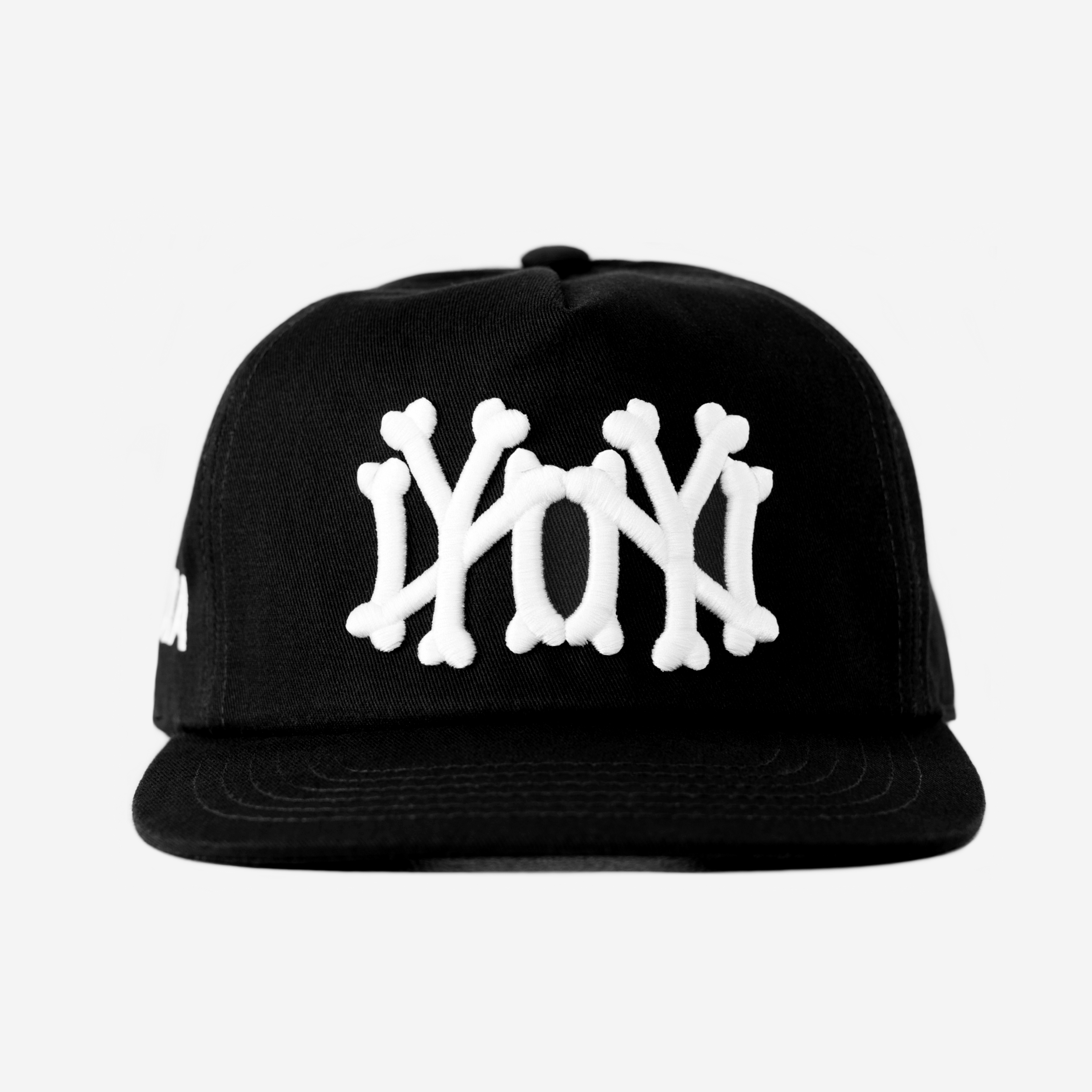 NY NY BONES HAT (BLACK)