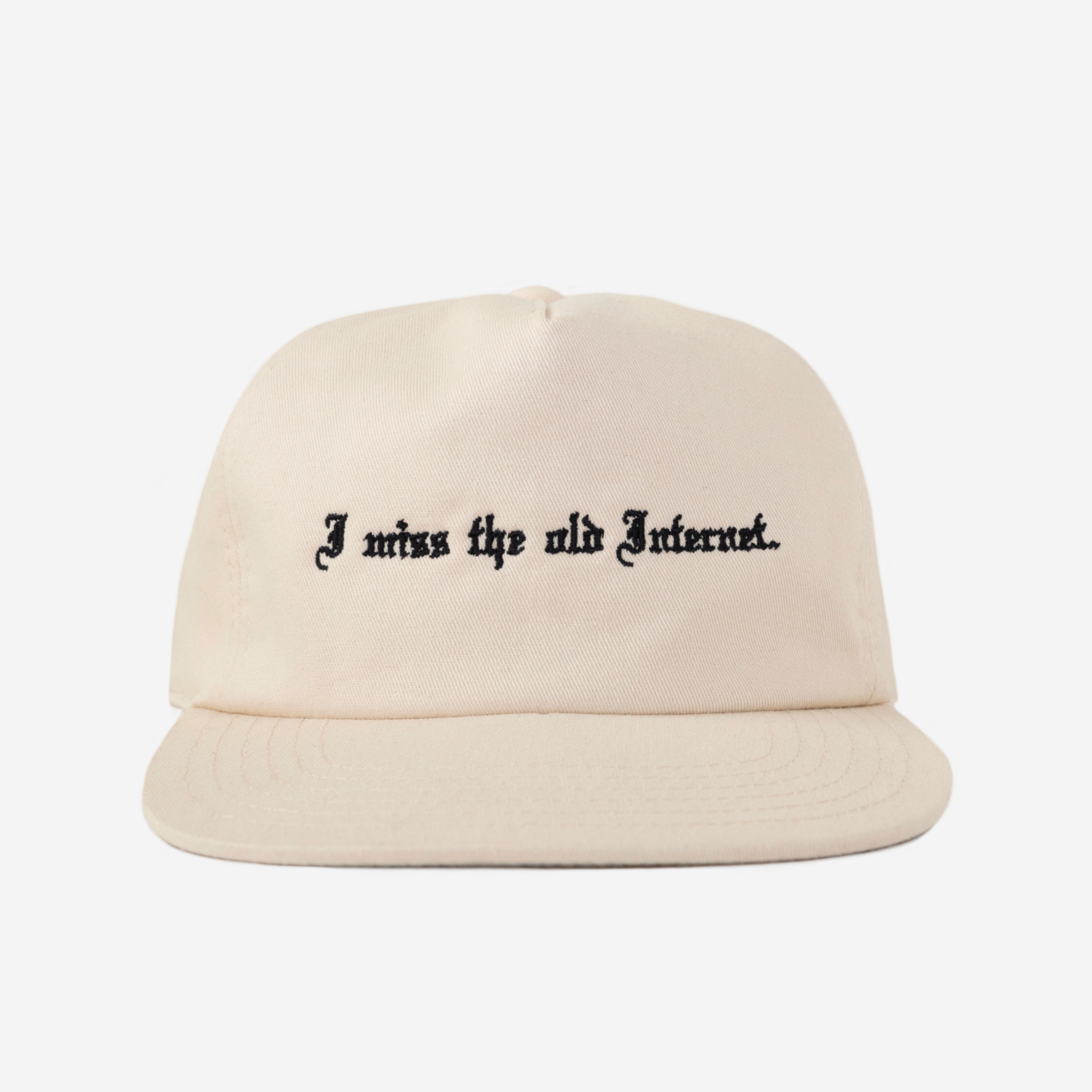 oLD INTERNET HAT (CREAM)